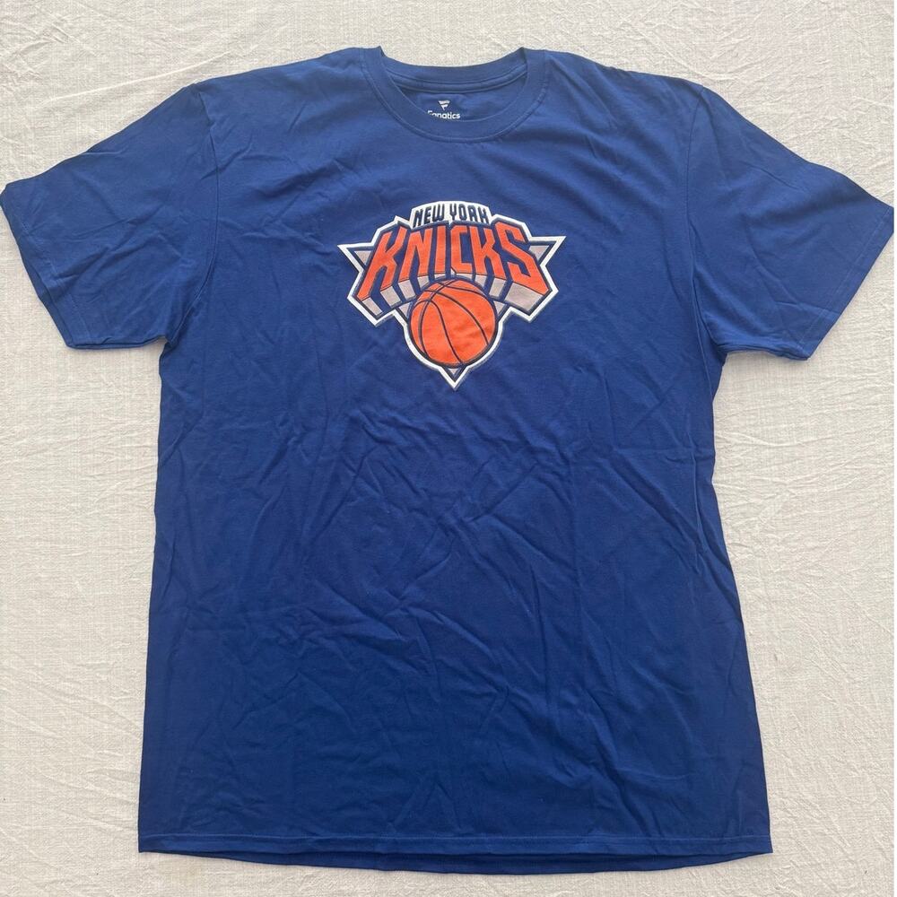 Fanatics NBA NWOT | New York Knicks blue orange basketball tshirt tee |  XL